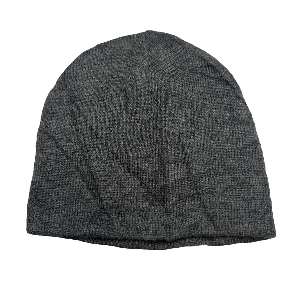 Target Toddler‎ Kids Gray Knit Beanie Hat Charcoal Heather 2T-5T RN17730